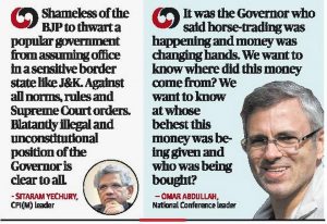 Allied with PDP to safeguard J&K’s special status Omar