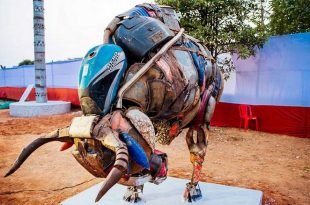 Where waste is given new life in the form of art