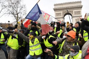 over role in protests